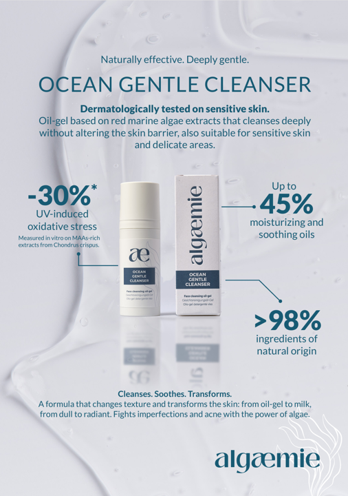 OCEAN GENTLE CLEANSER: Face Oil-Gel Cleanser