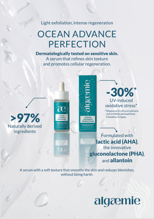 OCEAN ADVANCE PERFECTION: Regenerating Face Serum with AHA-PHA Acids